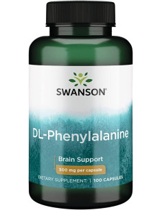 DL-Phenylalanine, 500mg - 100 caps | Swanson
