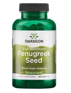 Fenugreek Seed, 610mg - 90 caps | Swanson