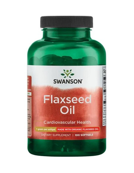Flaxseed Oil, 1000mg - 100 softgels | Swanson