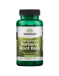 Full Spectrum Barberry Root Bark, 450mg  - 60 caps | Swanson