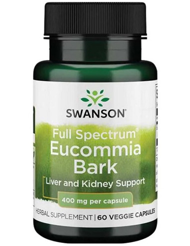Full Spectrum Eucommia Bark, 400mg - 60 vcaps |...