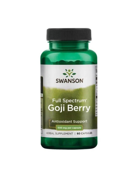 Full Spectrum Goji Berry, 500mg - 60 caps | Swanson