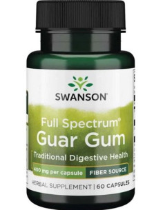 Full Spectrum Guar Gum, 400mg - 60 caps | Swanson