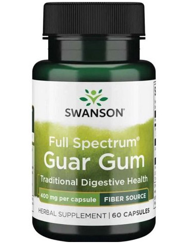 Full Spectrum Guar Gum, 400mg - 60 caps | Swanson