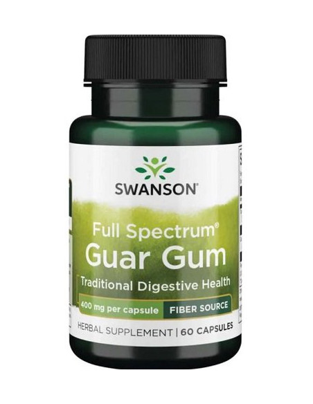 Full Spectrum Guar Gum, 400mg - 60 caps | Swanson