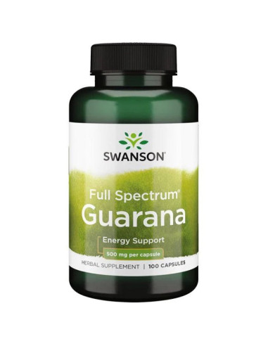 Full Spectrum Guarana, 500mg - 100 caps | Swanson