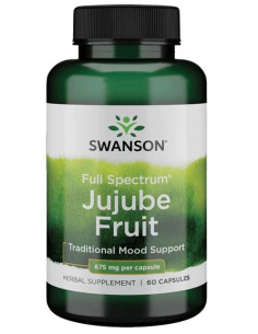 Full Spectrum Jujube Fruit, 675mg - 60 caps | Swanson