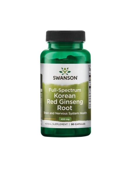Full Spectrum Korean Red Ginseng Root, 400mg - 90 caps | Swanson