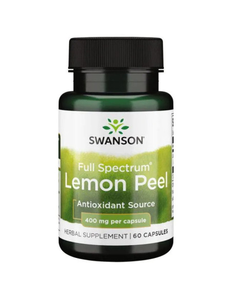 Full Spectrum Lemon Peel, 400mg - 60 caps | Swanson