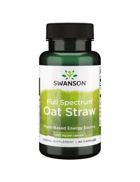 Full Spectrum Oat Straw, 400mg - 60 caps | Swanson