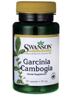 Garcinia Cambogia 5:1 Extract, 80mg - 60 caps | Swanson