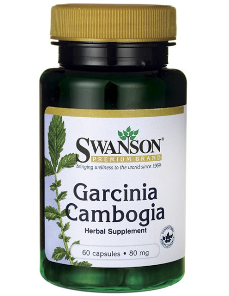 Garcinia Cambogia 5:1 Extract, 80mg - 60 caps | Swanson