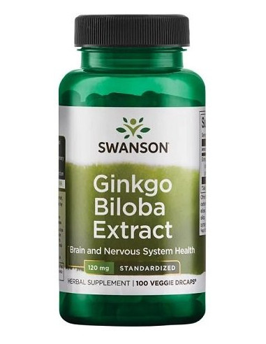 Ginkgo Biloba Extract, 120mg - 100 vcaps | Swanson