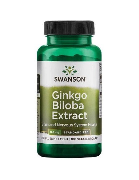 Ginkgo Biloba Extract, 120mg - 100 vcaps | Swanson