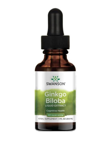 Ginkgo Biloba Liquid Extract, 250mg - 29 ml. |...