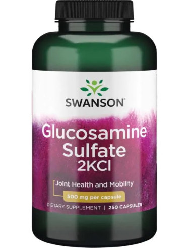 Glucosamine Sulfate 2KCl, 500mg - 250 caps |...