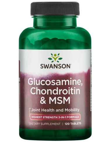 Glucosamine, Chondroitin & MSM, 750mg - 120...