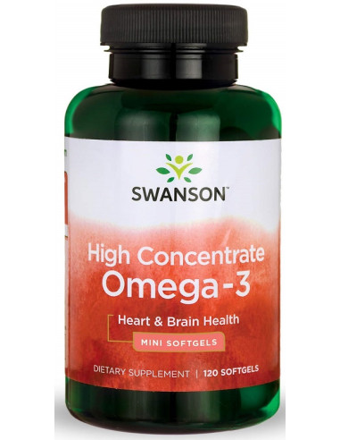High Concentrate Omega-3 - 120 softgels | Swanson