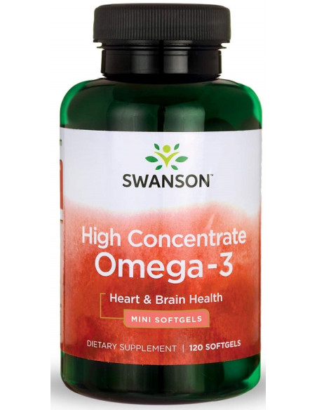 High Concentrate Omega-3 - 120 softgels | Swanson