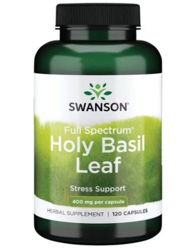 Holy Basil Leaf, 400mg - 120 caps | Swanson