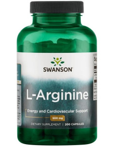 L-Arginine, 500mg - 200 caps | Swanson