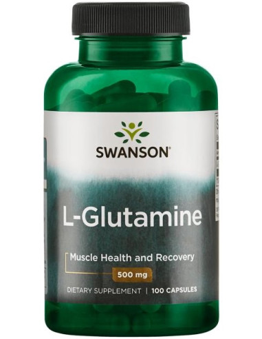 L-Glutamine, 500mg - 100 caps | Swanson
