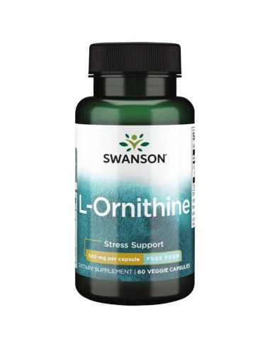 L-Ornithine, 500mg - 60 vcaps | Swanson