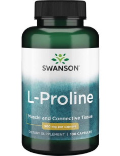 L-Proline, 500mg - 100 caps | Swanson