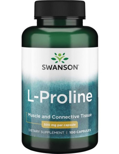 L-Proline, 500mg - 100 caps | Swanson