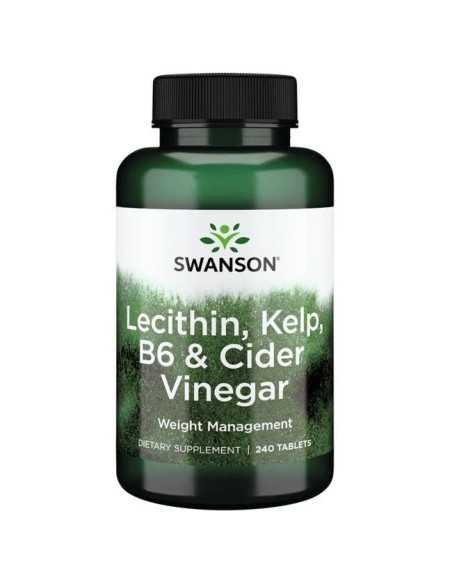Lecithin, Kelp, B6 & Cider Vinegar - 240 tablets | Swanson