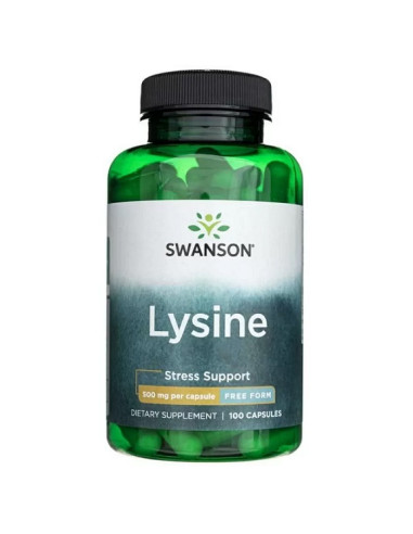 Lysine, 500mg Free-Form - 100 caps | Swanson