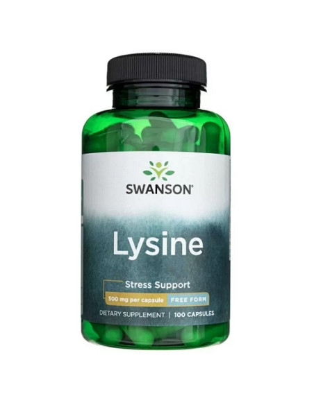 Lysine, 500mg Free-Form - 100 caps | Swanson