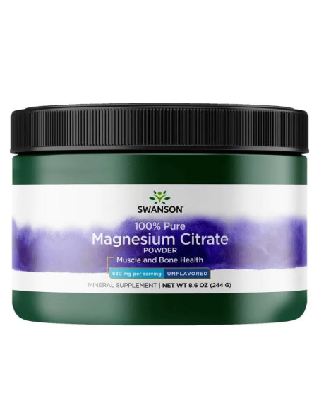Magnesium Citrate, Powder 630mg - 244g | Swanson