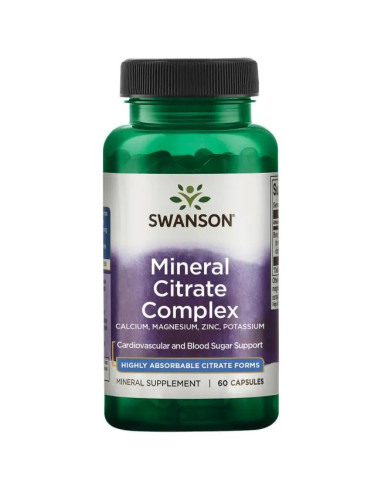 Mineral Citrate Complex - 60 caps | Swanson