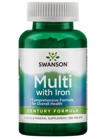 Multi with Iron - Century Formula - 130 tabs | Swanson