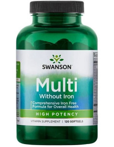 Multi Without Iron - 120 softgels | Swanson