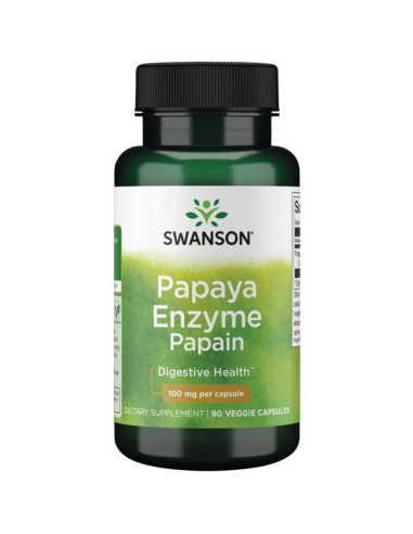 Papaya Enzyme Papain, 100mg - 90 vcaps | Swanson