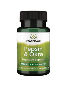Pepsin & Okra - 90 caps | Swanson