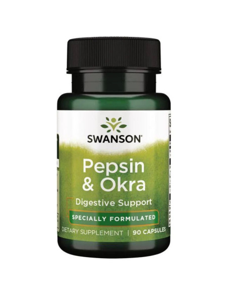 Pepsin & Okra - 90 caps | Swanson
