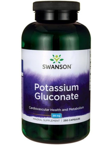 Potassium Gluconate, 99mg - 250 caps | Swanson