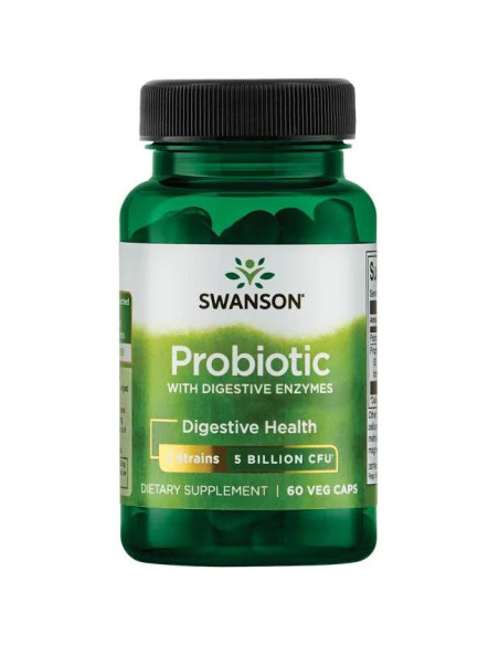 Probiotic with Digestive Enzymes - 60 vcaps | Swanson