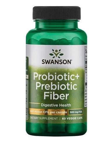 Probiotic+ Prebiotic Fiber - 60 vcaps | Swanson