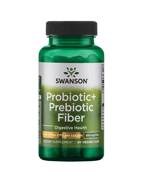 Probiotic+ Prebiotic Fiber - 60 vcaps | Swanson