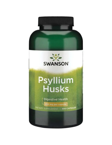 Psyllium Husks, 610mg - 300 caps | Swanson