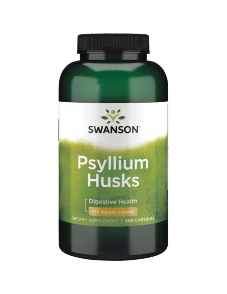 Psyllium Husks, 610mg - 300 caps | Swanson