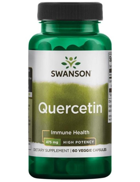Quercetin, 475mg High Potency - 60 vcaps | Swanson