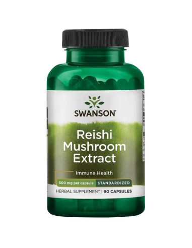 Reishi Mushroom Extract, 500mg - 90 caps | Swanson