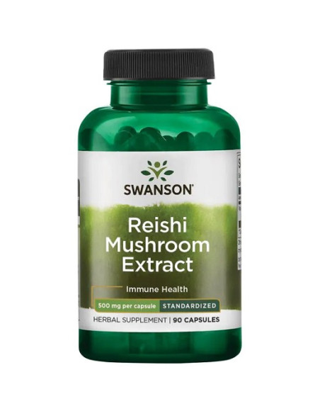 Reishi Mushroom Extract, 500mg - 90 caps | Swanson
