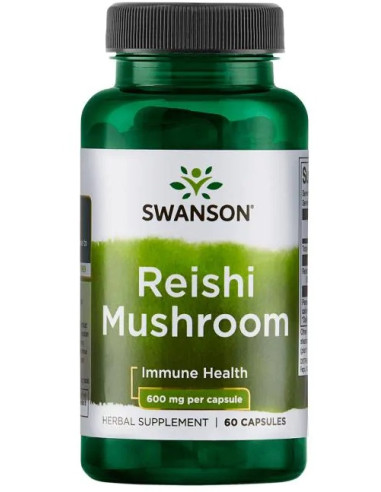 Reishi Mushroom, 600mg - 60 caps | Swanson