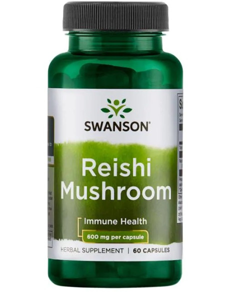 Reishi Mushroom, 600mg - 60 caps | Swanson